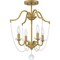 Quoizel Sunday Semi Flush 4 Lights Aged Brass SDY1716AB - alternate 1